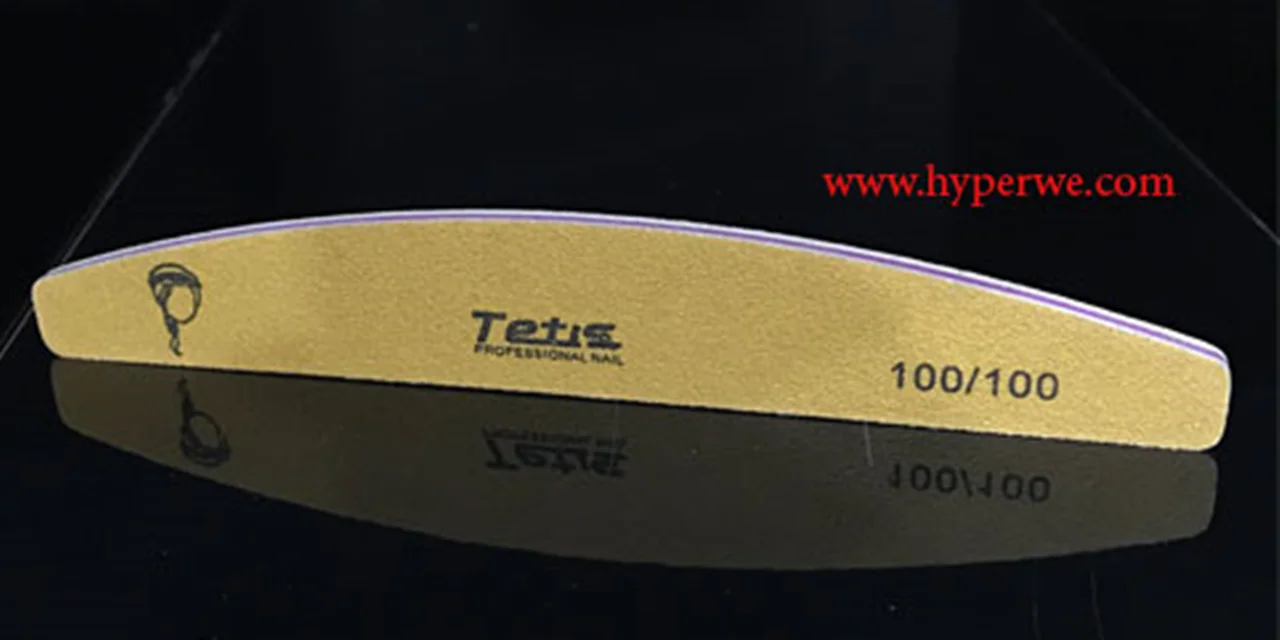 سوهان ناخن دستي هلالي Tetis 100/100-کد ۴۵۲۹