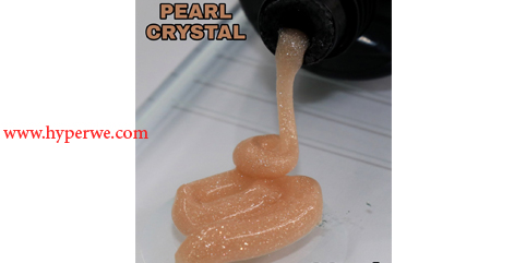 پلی ژل اکلیلی Tetis رنگ (PEARL CRYSTAL) _ 30 میل