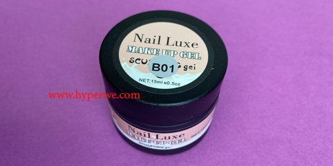 میکاپ ژل nail luxe (هارد ژل) بی رنگ